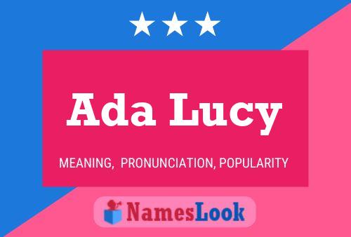 Ada Lucy Naam Poster