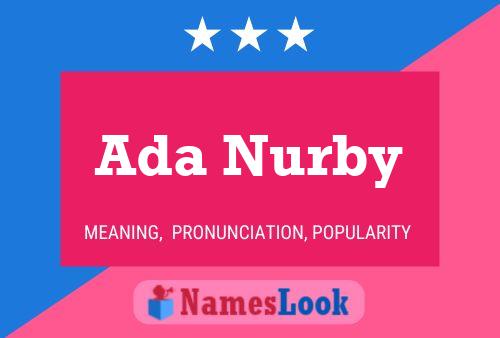 Ada Nurby Naam Poster