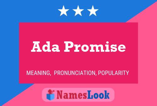 Ada Promise Naam Poster