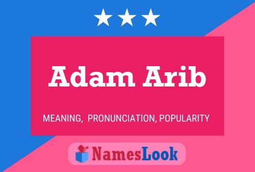 Adam Arib Naam Poster