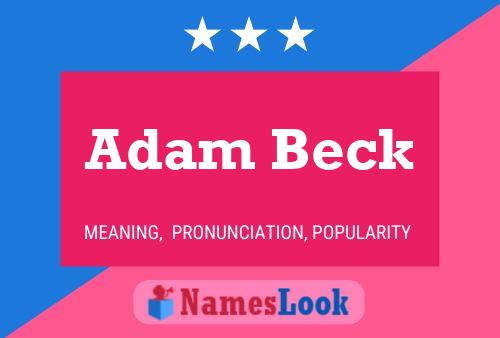 Adam Beck Naam Poster