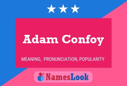 Adam Confoy Naam Poster