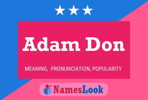 Adam Don Naam Poster