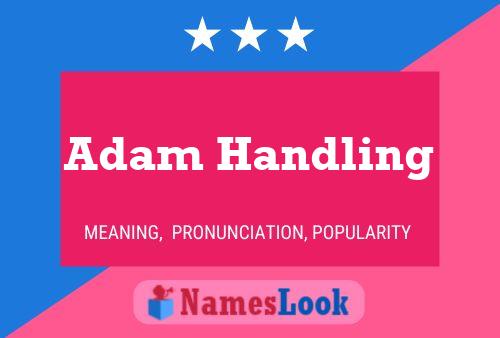 Adam Handling Naam Poster