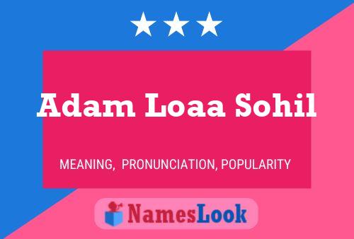 Adam Loaa Sohil Naam Poster