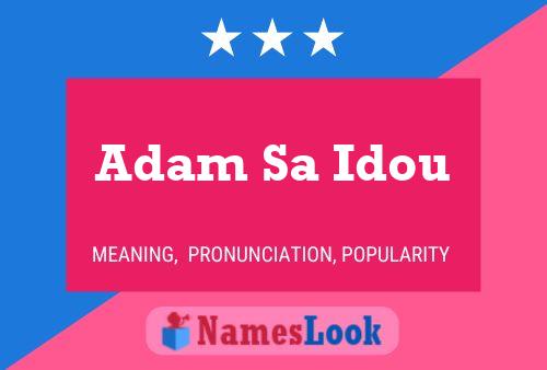 Adam Sa Idou Naam Poster