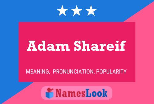 Adam Shareif Naam Poster