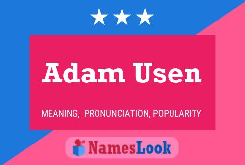 Adam Usen Naam Poster