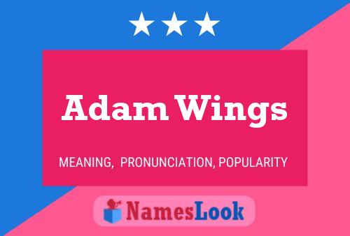 Adam Wings Naam Poster