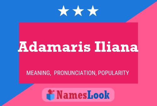 Adamaris Iliana Naam Poster