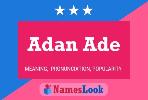 Adan Ade Naam Poster