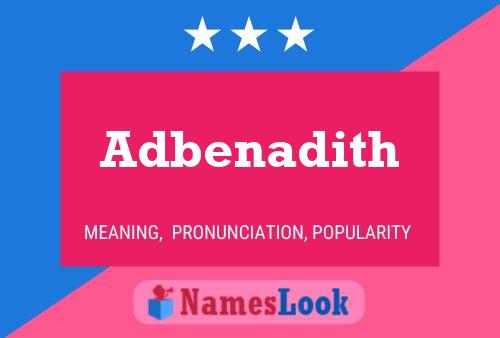 Adbenadith Naam Poster