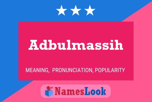 Adbulmassih Naam Poster