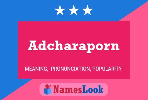 Adcharaporn Naam Poster