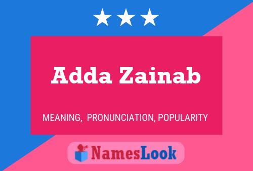 Adda Zainab Naam Poster