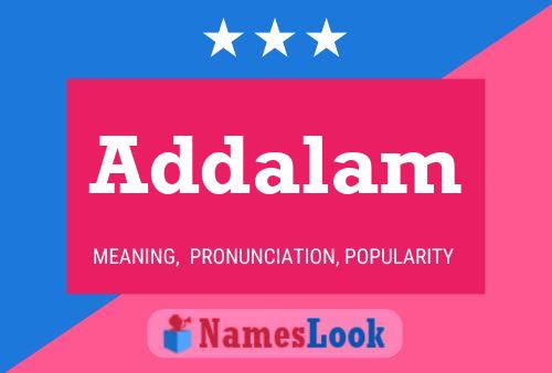 Addalam Naam Poster