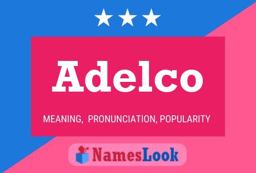 Adelco Naam Poster