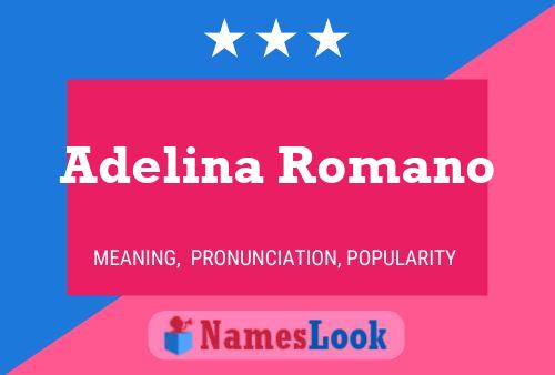 Adelina Romano Naam Poster