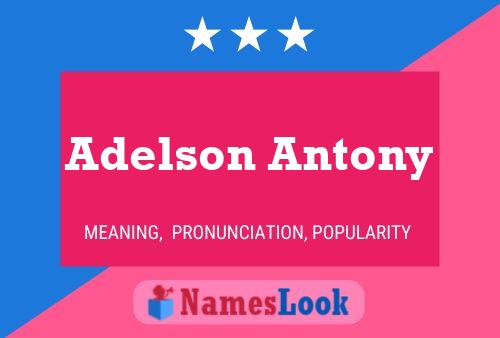 Adelson Antony Naam Poster