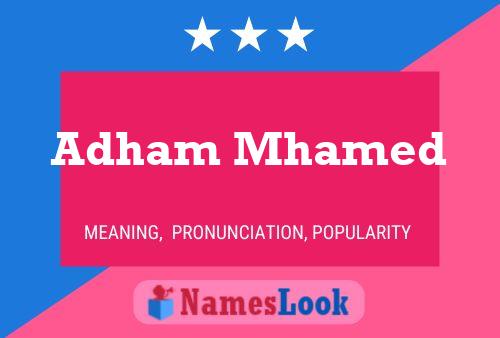 Adham Mhamed Naam Poster