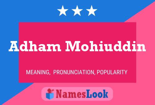 Adham Mohiuddin Naam Poster