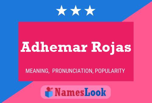 Adhemar Rojas Naam Poster