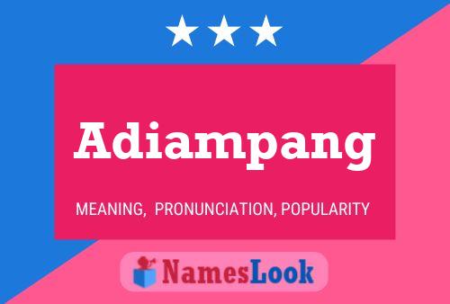 Adiampang Naam Poster