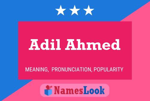 Adil Ahmed Naam Poster