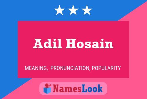 Adil Hosain Naam Poster