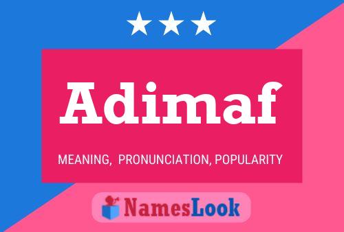 Adimaf Naam Poster