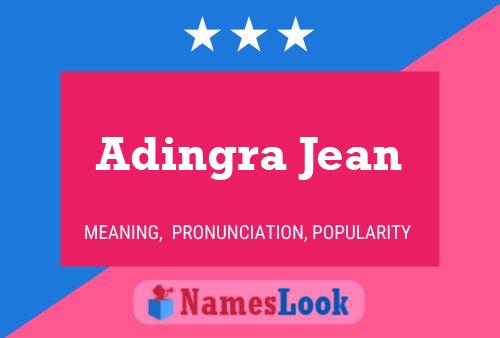 Adingra Jean Naam Poster