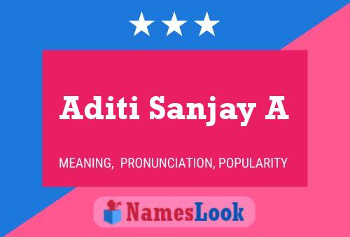 Aditi Sanjay A Naam Poster