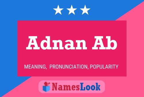 Adnan Ab Naam Poster