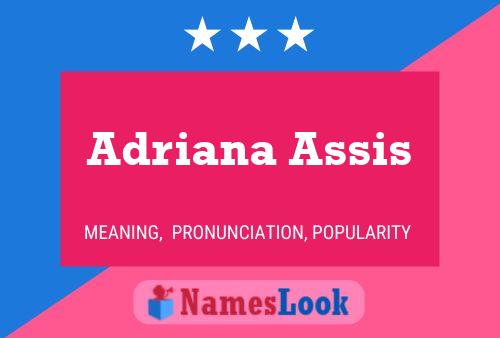 Adriana Assis Naam Poster