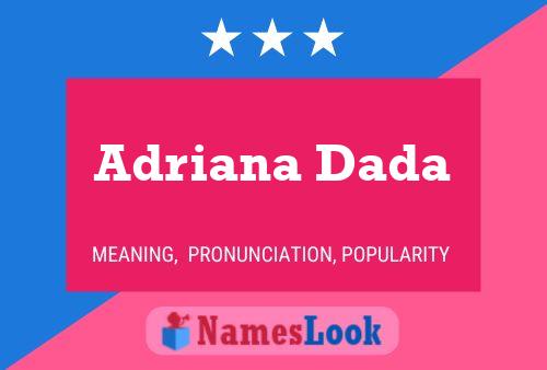 Adriana Dada Naam Poster