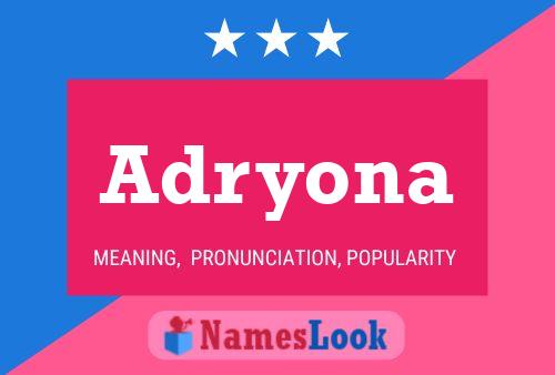 Adryona Naam Poster