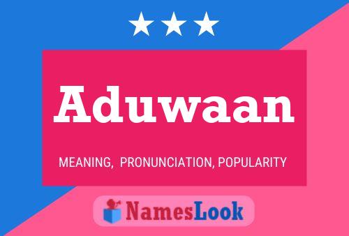 Aduwaan Naam Poster