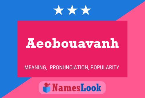 Aeobouavanh Naam Poster