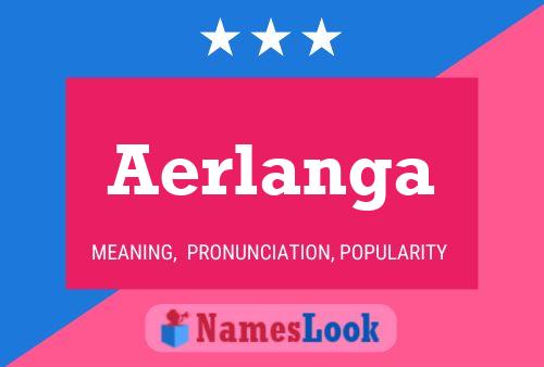 Aerlanga Naam Poster