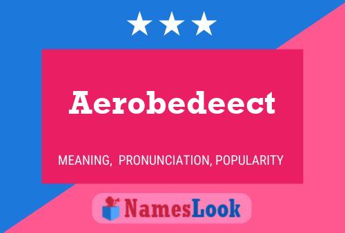 Aerobedeect Naam Poster