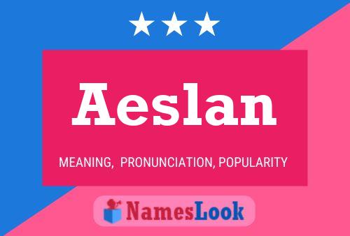 Aeslan Naam Poster