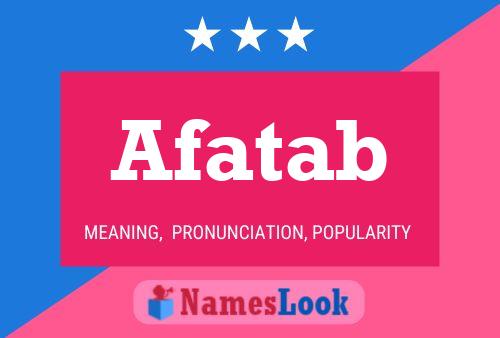 Afatab Naam Poster