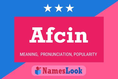 Afcin Naam Poster