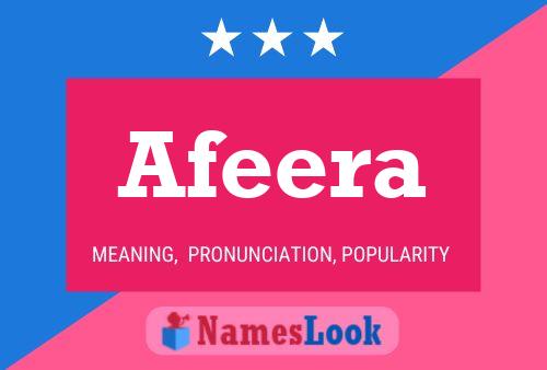 Afeera Naam Poster