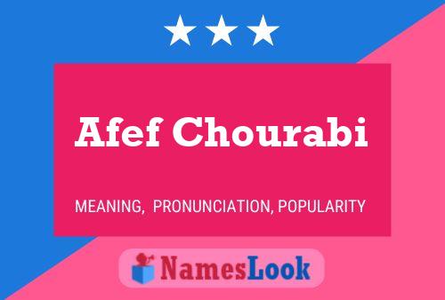 Afef Chourabi Naam Poster