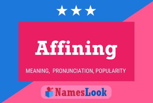 Affining Naam Poster