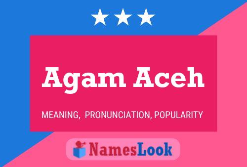 Agam Aceh Naam Poster