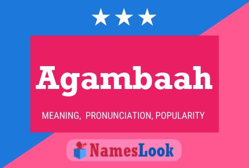 Agambaah Naam Poster