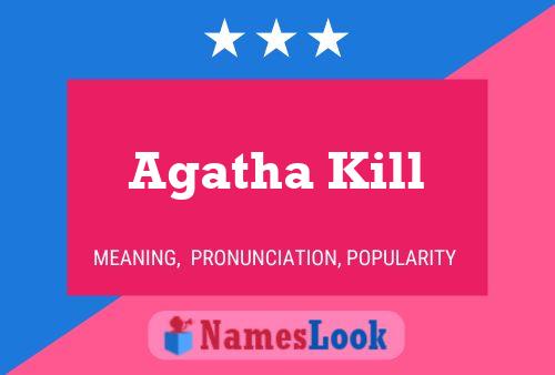 Agatha Kill Naam Poster