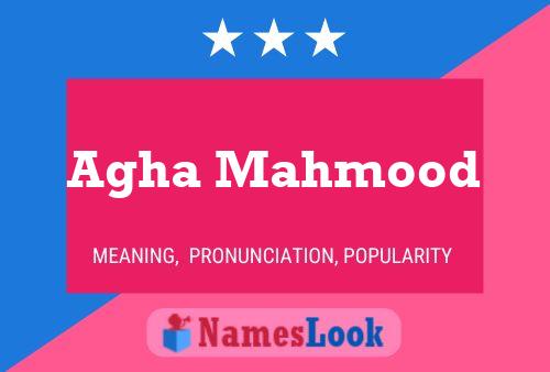 Agha Mahmood Naam Poster